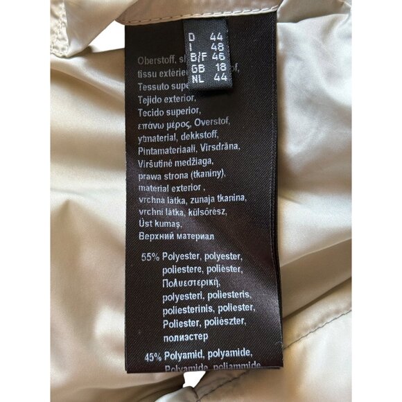 Fuchs Schmitt Gray Down Puffer Vest Full Zip Womens Size 12 - Picture 7 of 11